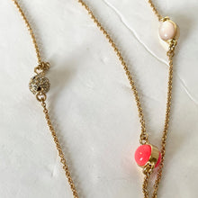Load image into Gallery viewer, Kate Spade Blossom Necklace Crystal Scatter Womens Gold-Plated Long