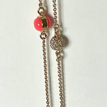Load image into Gallery viewer, Kate Spade Blossom Necklace Crystal Scatter Womens Gold-Plated Long