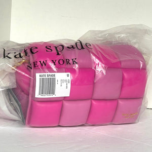Kate Spade Boxxy Pink Colorblocked East-West Crossbody Leather Crossbody