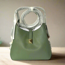 Load image into Gallery viewer, Kate Spade Deco Medium Crossbody Tote Green Leather Shoulder Bag ORGPKG