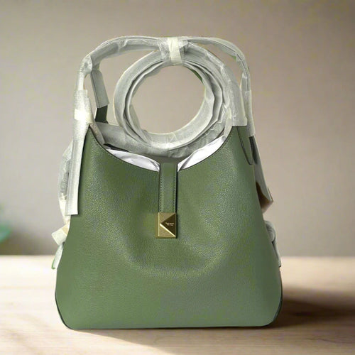 Kate Spade Deco Medium Crossbody Tote Green Leather Shoulder Bag ORGPKG