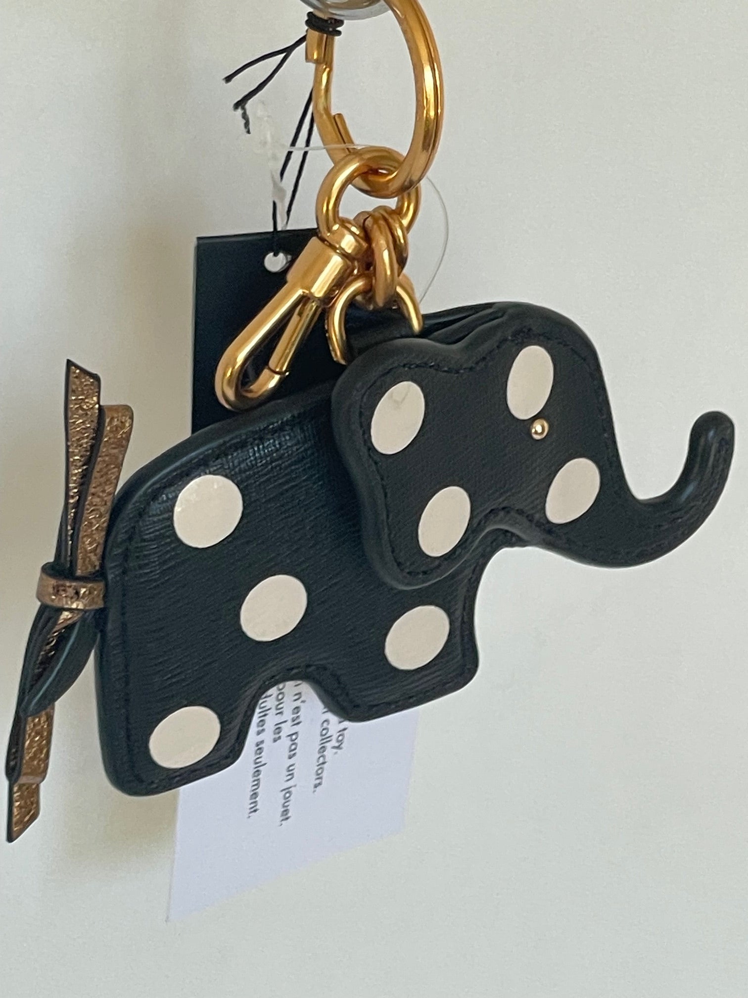 Kate spade elephant keychain deals