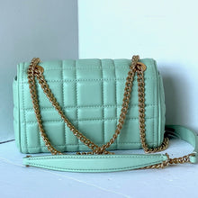Load image into Gallery viewer, Kate Spade Evelyn Small Quilted Leather Shoulder Bag Chain Pistachio