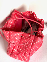 Load image into Gallery viewer, Kate Spade Everything Puffy Tote Large Shoulder Bag Pink Dots Nylon Leather