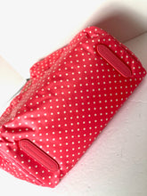 Load image into Gallery viewer, Kate Spade Everything Puffy Tote Large Shoulder Bag Pink Dots Nylon Leather