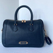 Load image into Gallery viewer, Kate Spade Gramercy Black Leather Satchel Medium Crossbody Bag Doctor Style