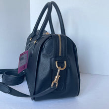 Load image into Gallery viewer, Kate Spade Gramercy Medium Satchel Black Leather Structured Crossbody Bag
