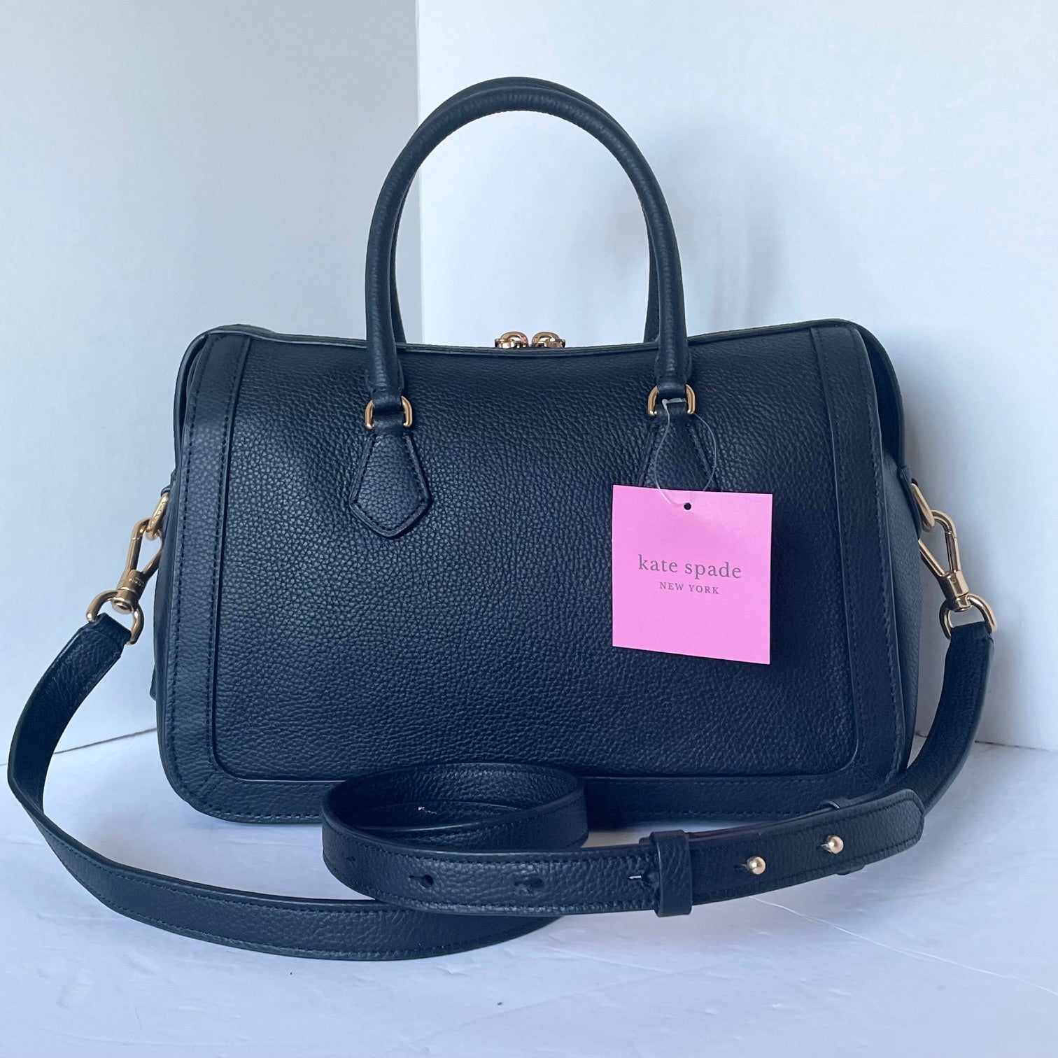 Kate Spade Black Leather Gramercy Bag Medium Gramercy Medium Bucket Bag main image 2