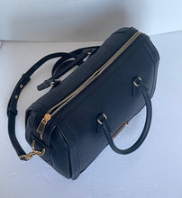 Load image into Gallery viewer, Kate Spade Gramercy Medium Satchel Black Leather Structured Crossbody Bag