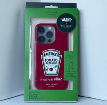 Load image into Gallery viewer, Kate Spade Heinz iPhone 15 Pro Case Glitter Red Ketchup Magsafe Collection