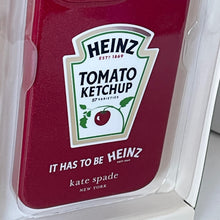 Load image into Gallery viewer, Kate Spade Heinz iPhone 15 Pro Case Glitter Red Ketchup Magsafe Collection