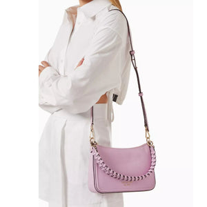 Kate Spade Hudson Shoulder Bag Lavender Medium Leather Crossbody Convertible