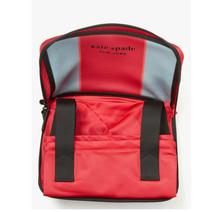 Load image into Gallery viewer, Kate Spade Journey Large Tote Nylon Shoulder Bag Red Packable Travel Lightweight