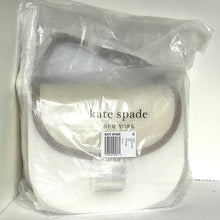 Load image into Gallery viewer, Kate Spade Katy Colorblock Convertible Saddle Bag Crossbody Halo White Brown