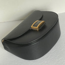 Load image into Gallery viewer, Kate Spade Katy Convertible Saddle Bag Crossbody Black Leather Shoulder Bag