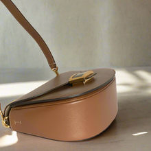 Load image into Gallery viewer, Kate Spade Katy Saddle Bag Crossbody Brown All Spice Shoulder Convertible