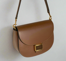 Load image into Gallery viewer, Kate_Spade_Katy_Convertible_Saddle_Bag_Crossbody_Brown_All_Spice_Shoulder_2