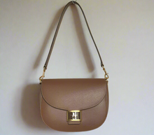 Load image into Gallery viewer, Kate_Spade_Katy_Convertible_Saddle_Bag_Crossbody_Brown_All_Spice_Shoulder_2