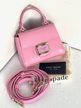 Load image into Gallery viewer, Kate Spade Katy Shiny Micro Crossbody Pink Leather Mini Shoulder Bag
