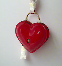 Load image into Gallery viewer, KateSpadeKeyToMyHeartWristletRedPatentLeatherBagAirpodsCardHolder