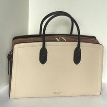Load image into Gallery viewer, Kate Spade Knott Commuter Laptop Bag Colorblock Large Leather Shoulder Bag