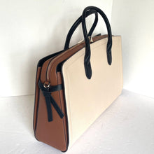 Load image into Gallery viewer, Kate Spade Knott Commuter Laptop Bag Colorblock Large Leather Shoulder Bag