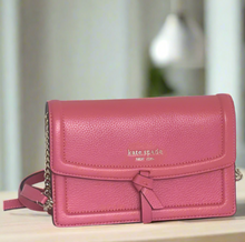 Load image into Gallery viewer, Kate Spade Knott Flap Pink Orchid Crossbody Small Leather Shoulder Bag