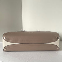 Load image into Gallery viewer, Kate Spade Knott Laptop Bag Tote Womens Beige Large Commuter Leather Work