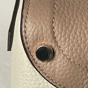 Kate Spade Knott Laptop Bag Tote Womens Beige Large Commuter Leather Work