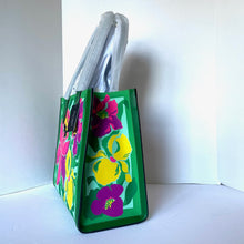 Load image into Gallery viewer, Kate Spade Large Manhattan Orchid Bloom Canvas Over The Shoulder Tote
