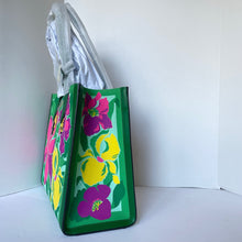 Load image into Gallery viewer, Kate Spade Large Manhattan Orchid Bloom Canvas Over The Shoulder Tote