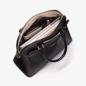 Kate Spade Louise Dome Satchel Crossbody Leather Top Handle  Medium Tamarillo