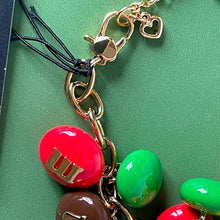 Load image into Gallery viewer, Kate Spade M&amp;M Statement Bracelet Rainbow Gold Novelty Candy Gift Box
