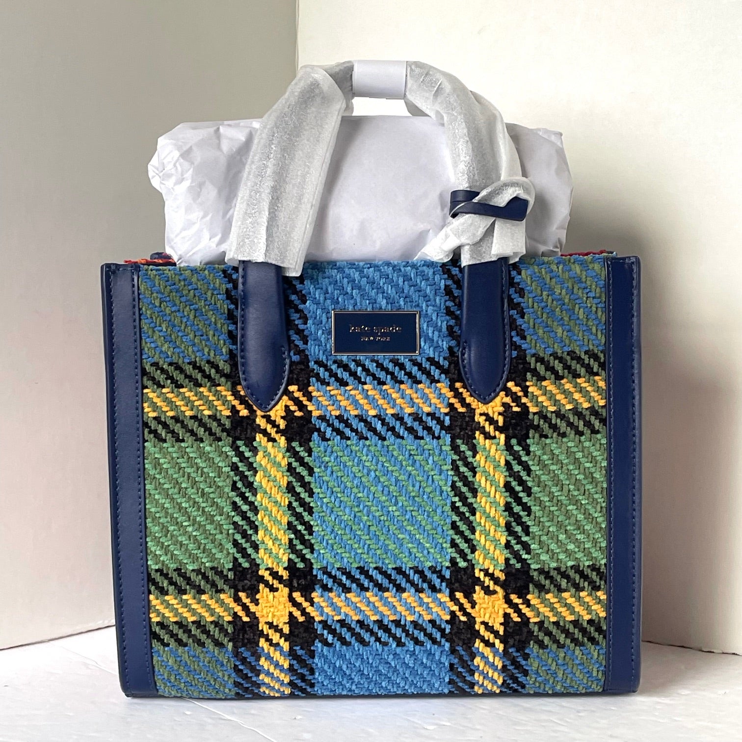 Kate Spade Manhattan Grand Plaid Tweed Small Tote - Handbags & Purses