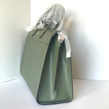 Load image into Gallery viewer, Kate Spade Morgan Laptop Bag Work Tote Womens Green Leather Shoulder Bag