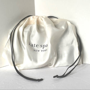 Kate Spade Nova Fringe Embellished Clutch Crossbody Black Chain Strap Rare
