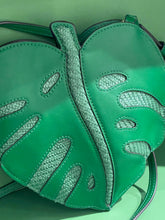Load image into Gallery viewer, Kate Spade Playa 3d Leaf Crossbody Green Leather Monstera Collection Bag ORG PKG