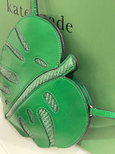 Load image into Gallery viewer, Kate Spade Playa 3d Leaf Crossbody Green Leather Monstera Collection Bag ORG PKG