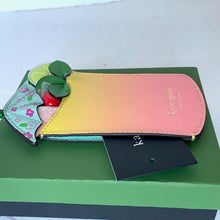 Load image into Gallery viewer, Kate Spade Playa Ombre Card Holder Small Wallet Pink Leather Tropical