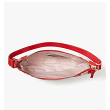 Load image into Gallery viewer, Kate Spade Smile Shoulder Bag Red Gingham Small Leather Fabric Zip Top