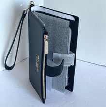 Load image into Gallery viewer, Kate Spade Staci Phone Wallet Wristlet Womens Black Leather ID Credit Card