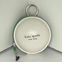 Load image into Gallery viewer, Kate Spade Tee Time Golf Leather Coin Purse White Green Leather Collection Wallet