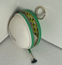 Load image into Gallery viewer, Kate Spade Tee Time Golf Leather Coin Purse White Green Leather Collection Wallet