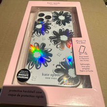 Load image into Gallery viewer, Kate Spade iPhone 12 Pro Max Case Daisy Floral Iridescent Bumper Silver