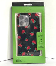 Load image into Gallery viewer, Phone case with rose pattern in packaging, brand &#39;kate spade&#39; visible