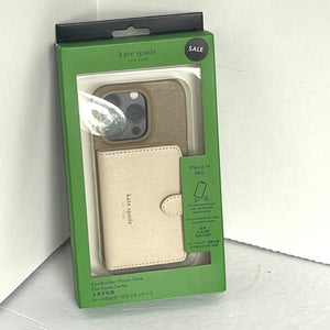 Kate Spade iPhone 14 PRO Leather Case Cardholder Morgan Colorblock Wallet