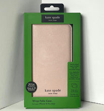 Load image into Gallery viewer, Kate Spade iPhone 15 Pro Max Wallet Folio Case Pale Vellum Wireless Charge