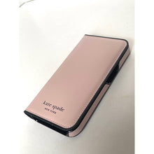 Load image into Gallery viewer, Kate Spade iPhone 15 Pro Wallet Folio Case Pale Vellum Wireless Charge