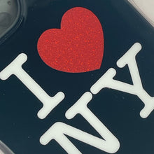 Load image into Gallery viewer, Kate spade iPhone 13 Pro I Love NY Case Black Bumper Shock Protection 6.1 Heart