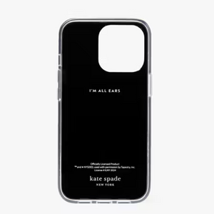 Kate spade iPhone 13 Pro I Love NY Case Black Bumper Shock Protection 6.1" Heart